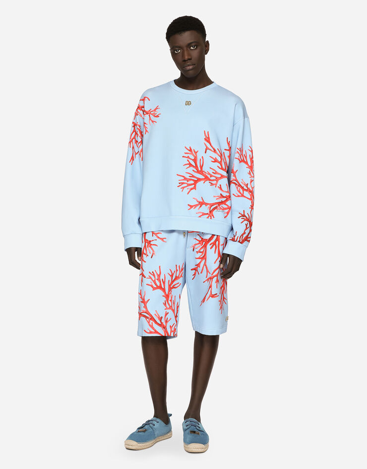 Dolce & Gabbana FELPA GIROC.MAN.LUNG Multicolore G9YBOZHI7VK