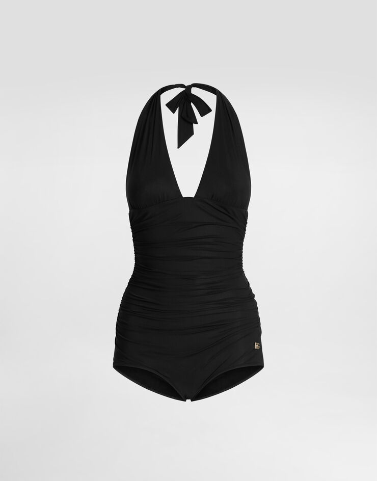 Dolce & Gabbana Ausgeschnittener Badeanzug SCHWARZ O9A06JONO12