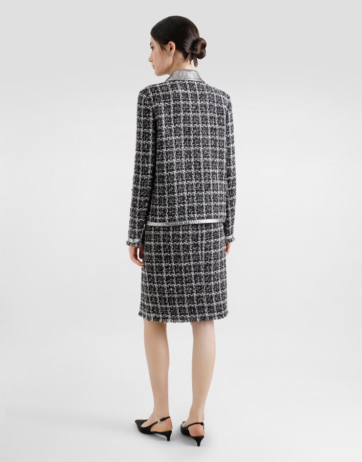 Dolce & Gabbana チェック ラッセルツイード シングルブレスト ジャケット マルチカラー F29HRTFQZAD