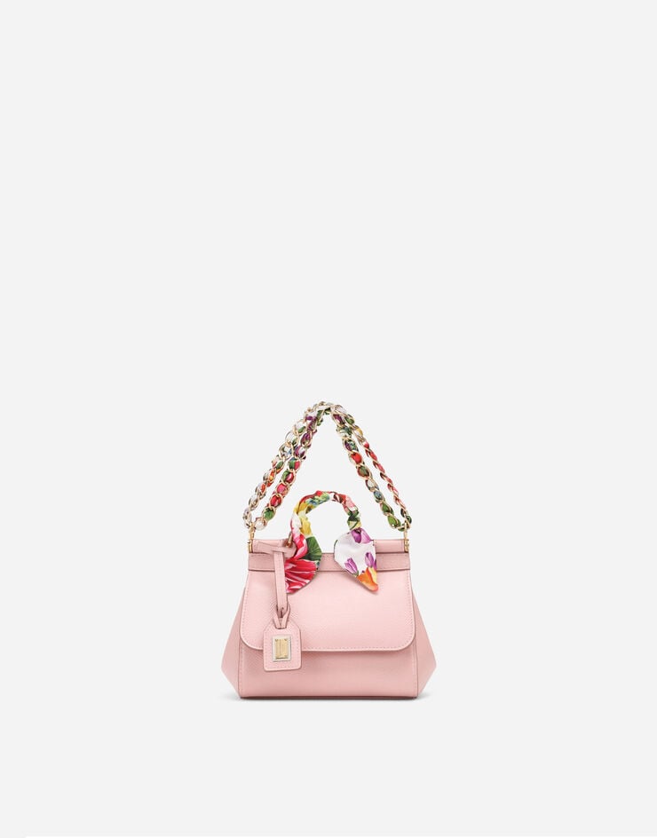 Dolce & Gabbana Маленькая сумка Sicily с короткой ручкой розовый BB7116B5875