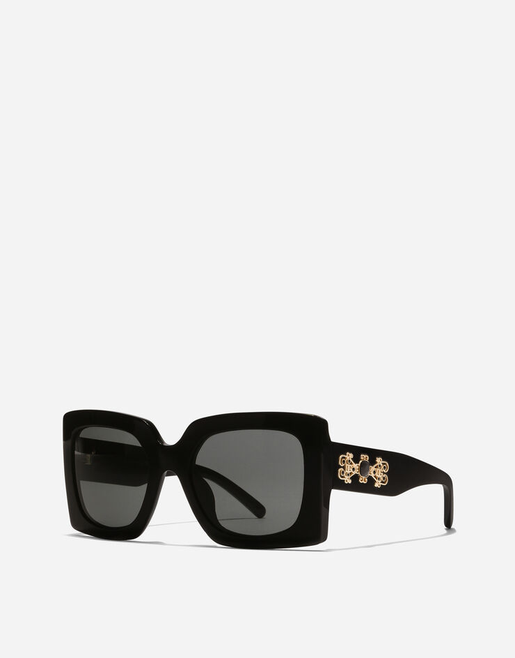 Dolce & Gabbana DG Filigrana Sunglasses Black VG4525VP187