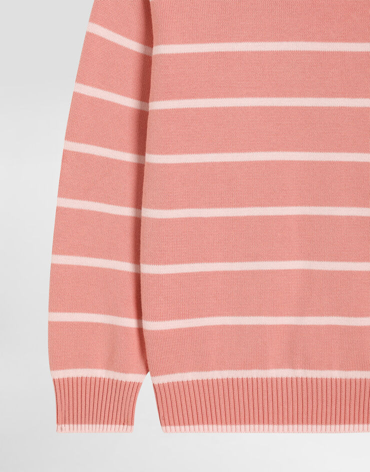 Dolce & Gabbana Smooth cotton cardigan Multicolor L5KWH3JBCIC