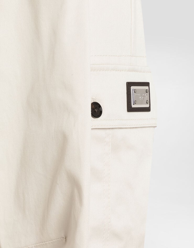 Dolce & Gabbana Hose aus Gabardine Beige GP15VTFUFLB