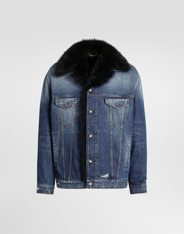 Dolce & Gabbana Denim jacket Multicolor G9BVRZG8NZ6