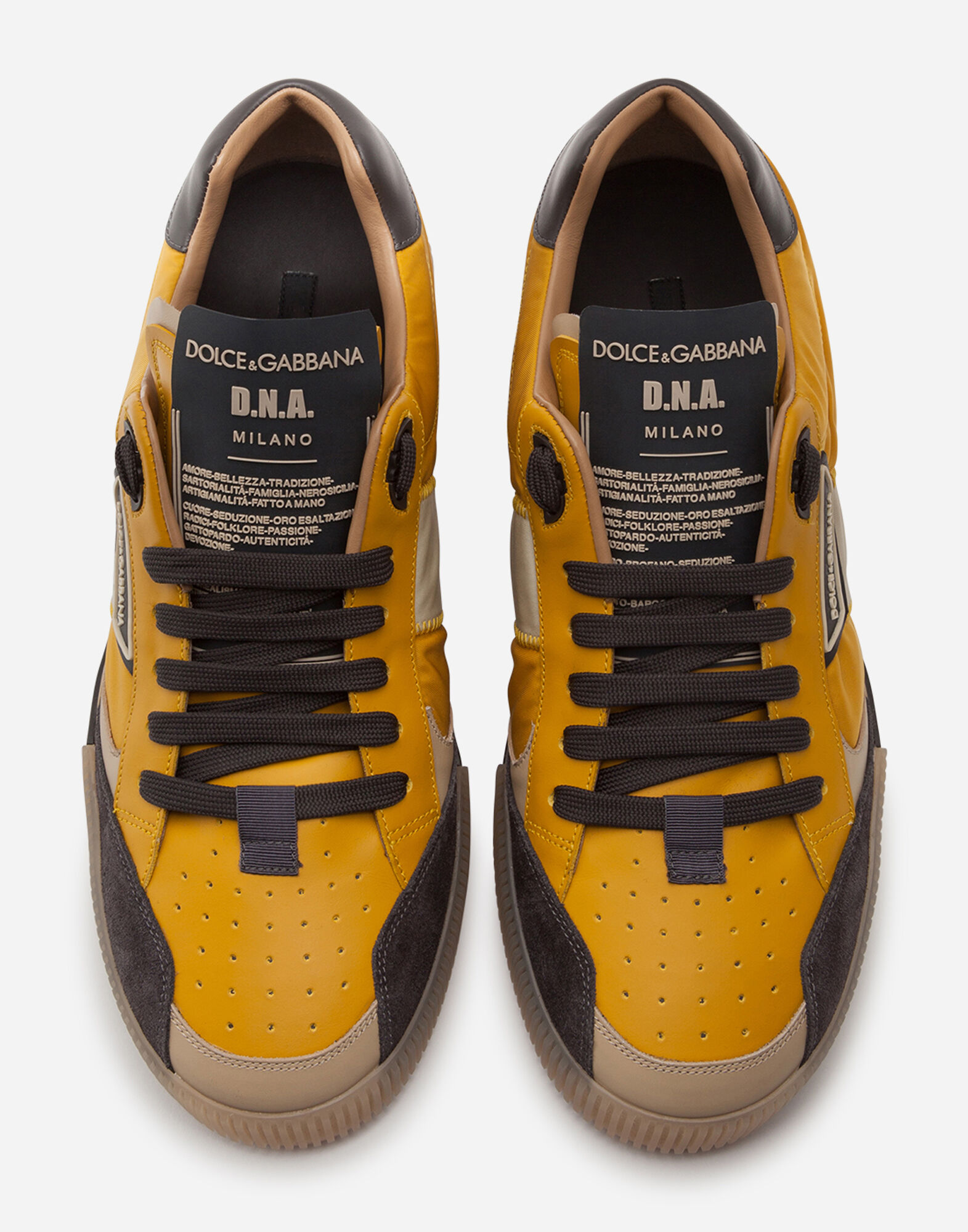 Dolce and gabbana yellow sneakers shop