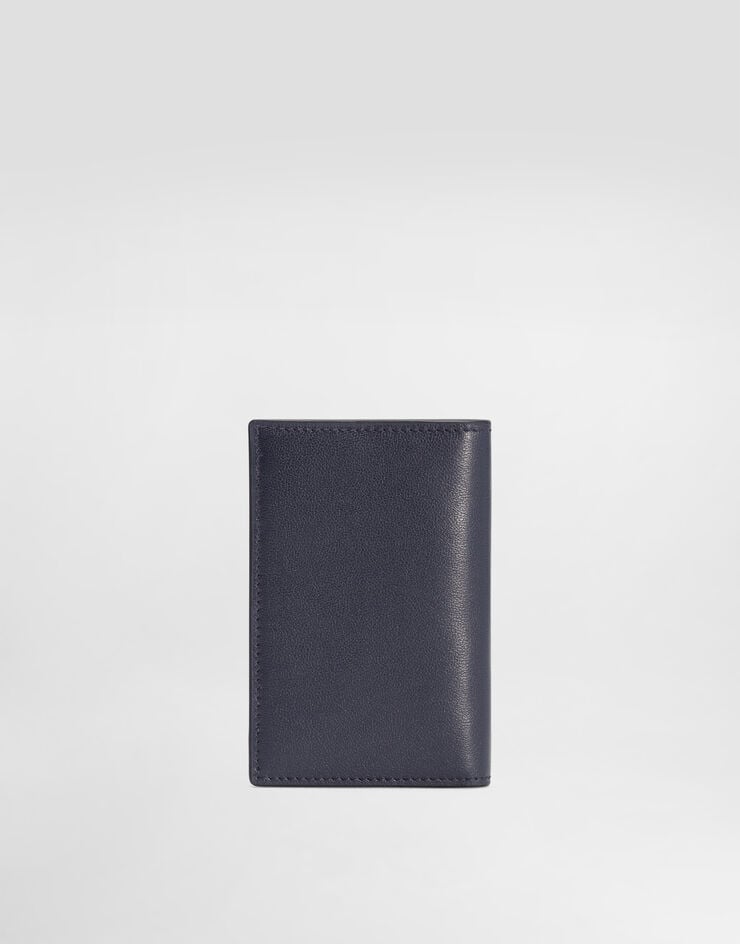 Dolce & Gabbana Eel skin card holder Blue BP3323AV956