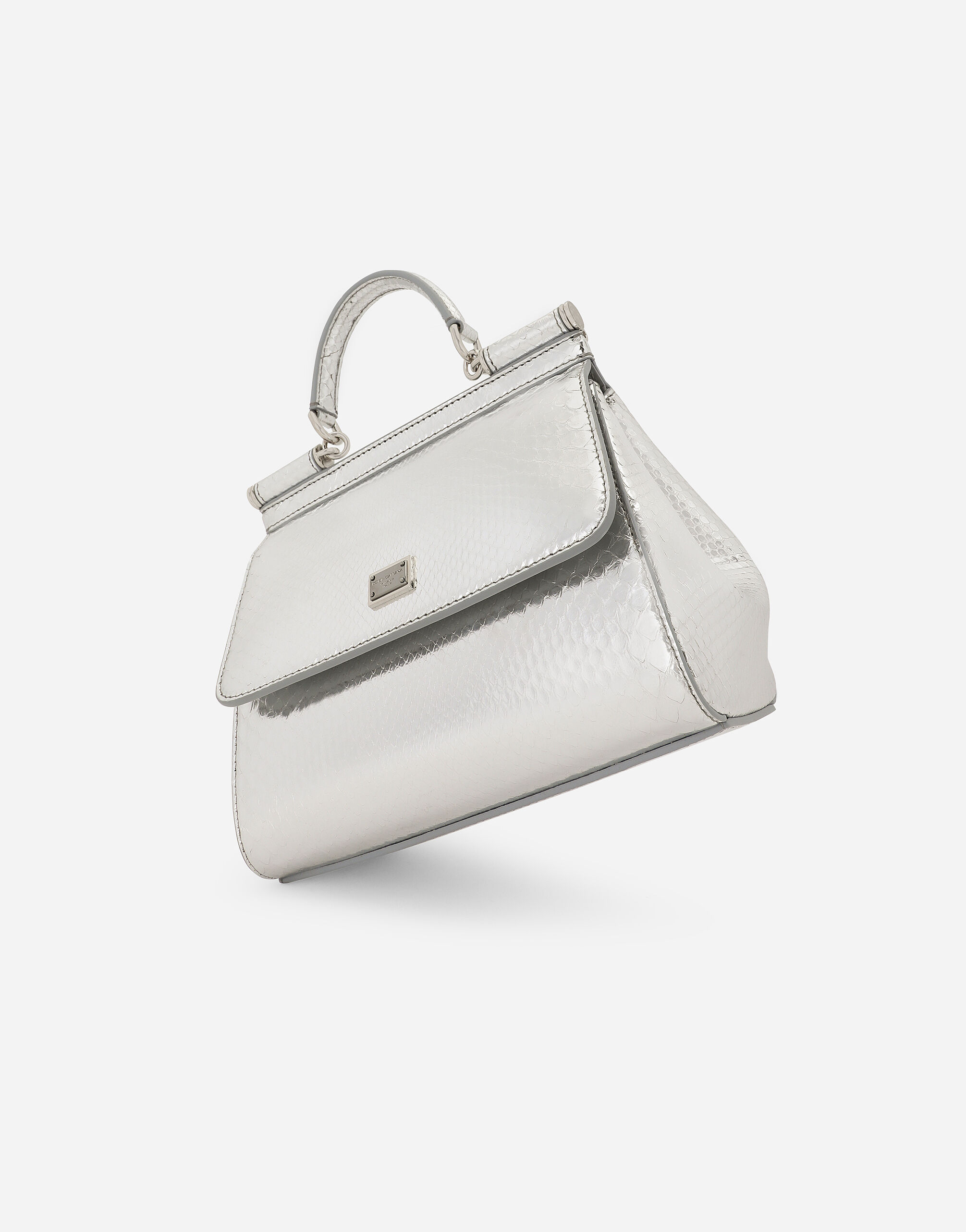 関税なし★Dolce&Gabbana ハンドバッグ シシリー BB6003B Medium Sicily handbag in Silver for Women | Dolce&Gabbana® US