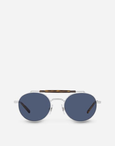 Dolce & Gabbana Diagonal Cut Sunglasses Blue GWVNXDG8KG6