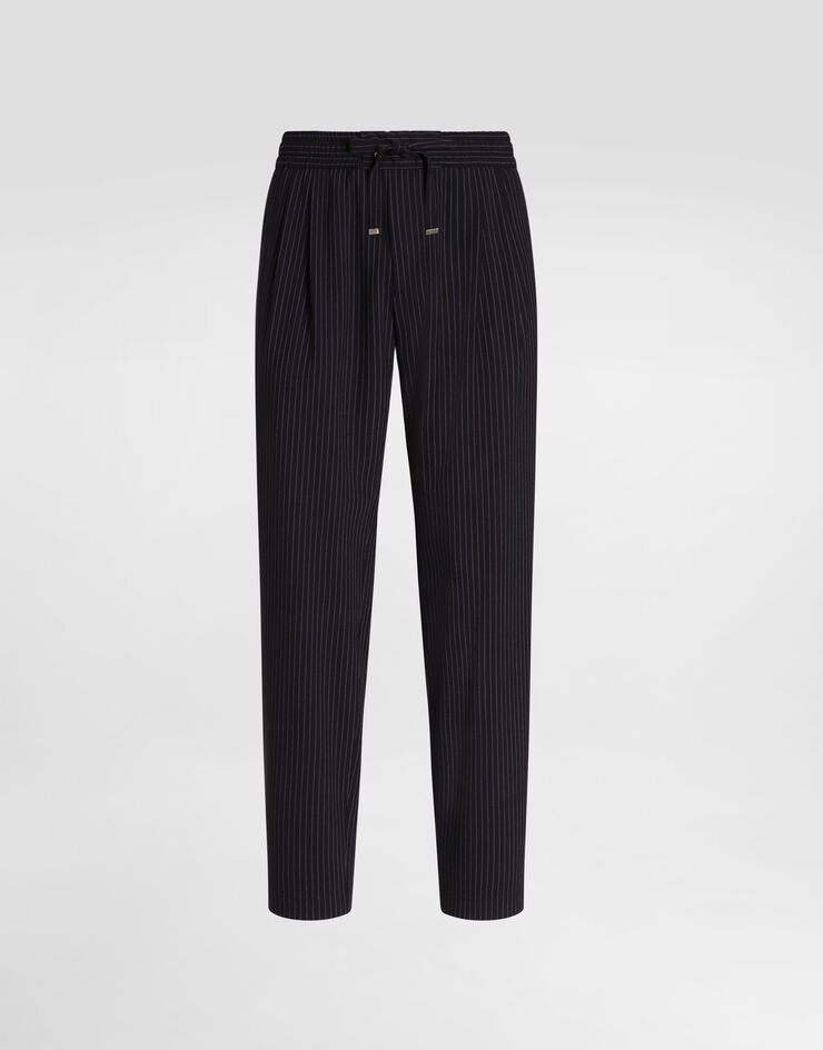 Dolce & Gabbana Pinstripe wool jogging trousers Dolce & Gabbana Pinstripe wool jogging trousers GP26FZFRBDQ