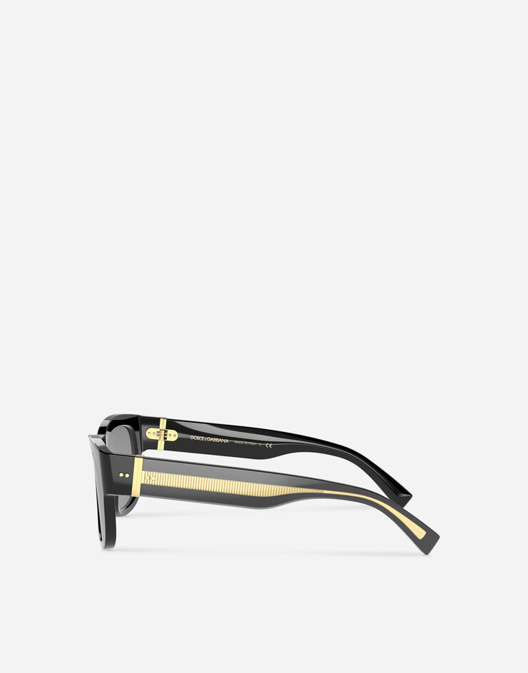 Dolce & Gabbana Lunettes de soleil gros-grain Noir VG4390VP187