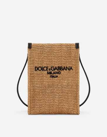 Dolce & Gabbana Small woven straw shopper Beige GH706ZGH200