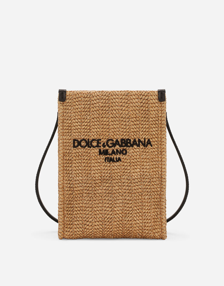 Dolce & Gabbana Petit cabas en paille tressée Beige BM3025AN232