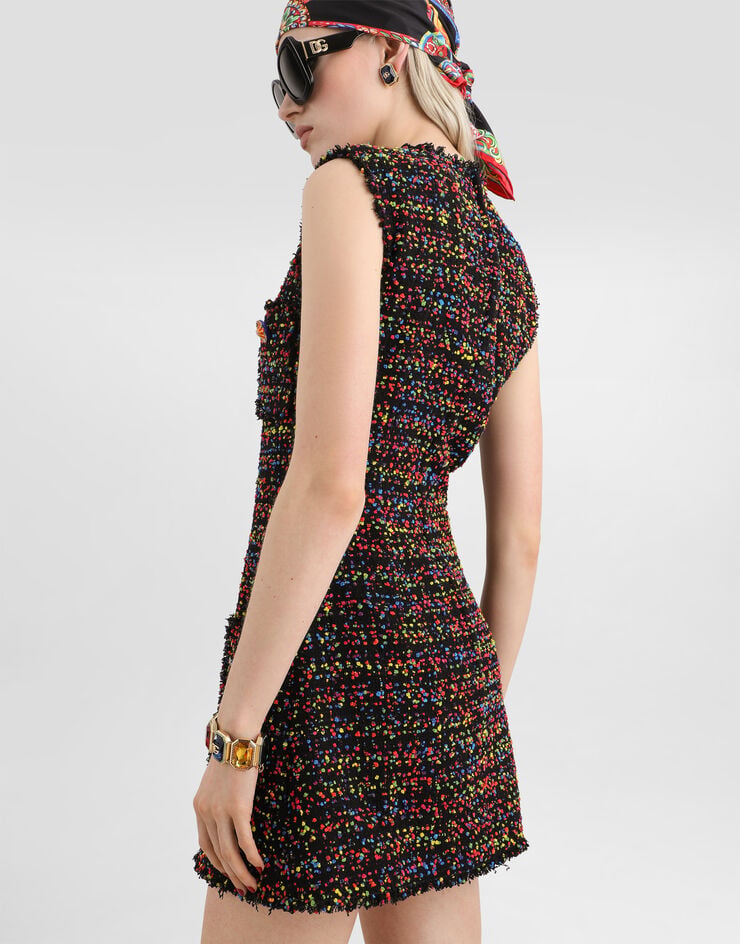 Dolce & Gabbana Tweed dress Dolce & Gabbana Tweed dress Multicolor F6SSWTFMZA5