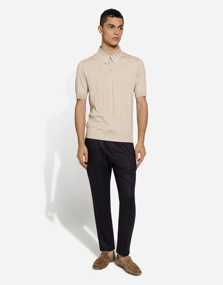 Dolce & Gabbana Wool jogging pants Blue GYACETFU21Q