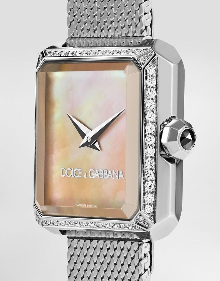 Dolce & Gabbana Sofia Stahl-Uhr mit Diamanten Mehrfarbig WWJC2SXCMDM
