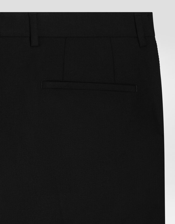 Dolce & Gabbana Pantalones en lana virgen Black GY6FETGL269