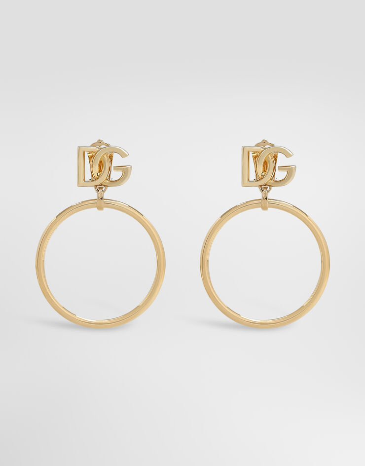 Dolce & Gabbana Hoop earrings with DG logo Dolce & Gabbana Hoop earrings with DG logo Gold WEQ6M3W1111