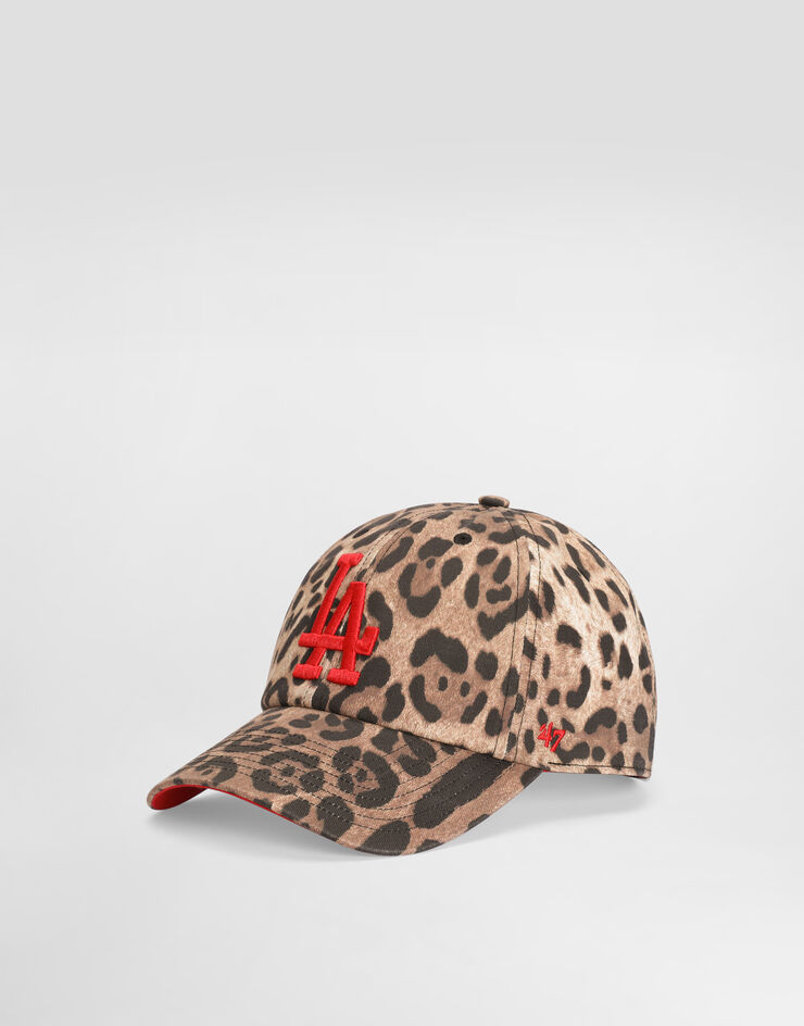 Dolce & Gabbana Dolce&Gabbana X ’47 Los Angeles Dodgers Baseballkappe Mit Leo-Print Multicolor IH152MGI214