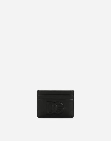 Dolce & Gabbana Calfskin DG Logo card holder Black BI1261AW576