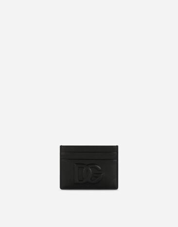 Dolce & Gabbana Calfskin DG Logo card holder Black BI0473AG081