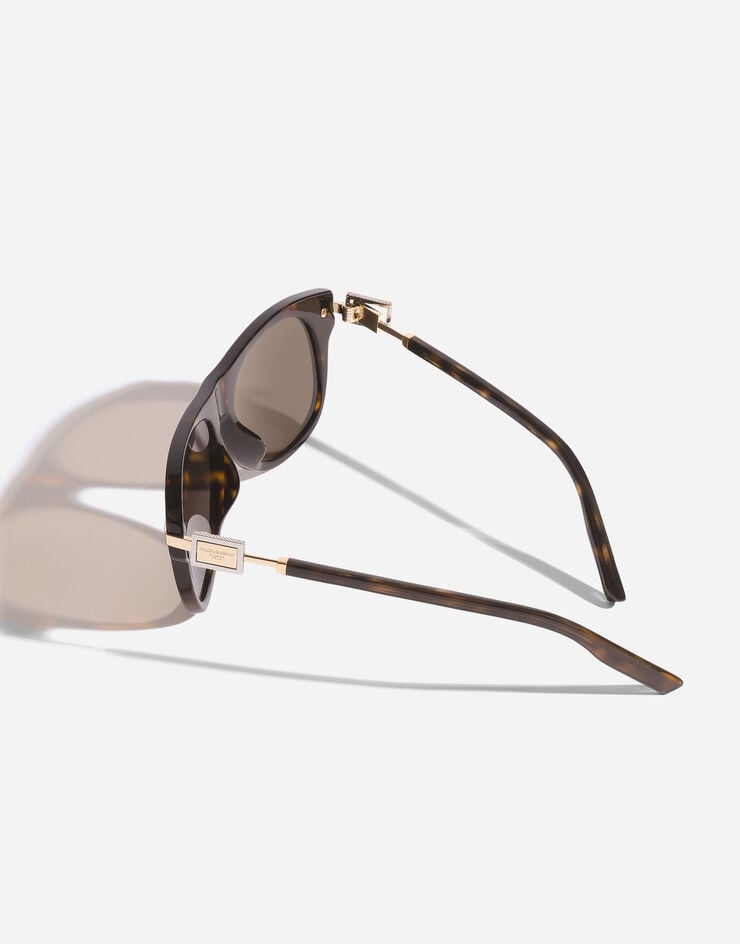 Dolce & Gabbana Metal Plaque Sunglasses Dolce & Gabbana Metal Plaque Sunglasses Havana VG4546VP273