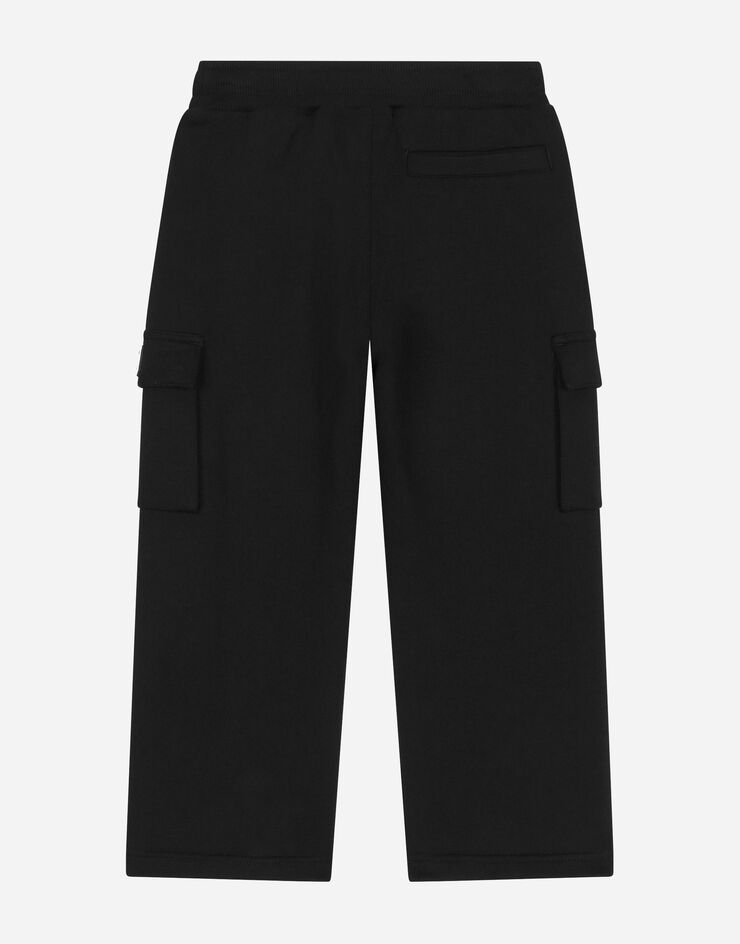 Dolce&Gabbana 平纹针织慢跑裤 黑 L4JPIAG7J3D