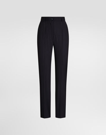 Dolce & Gabbana Pinstripe wool trousers Multicolor FTAM2TFRBDR