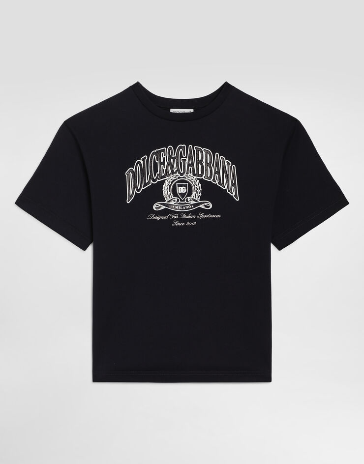 Dolce & Gabbana Jersey t-shirt with logo  L4JTHVG7P8B