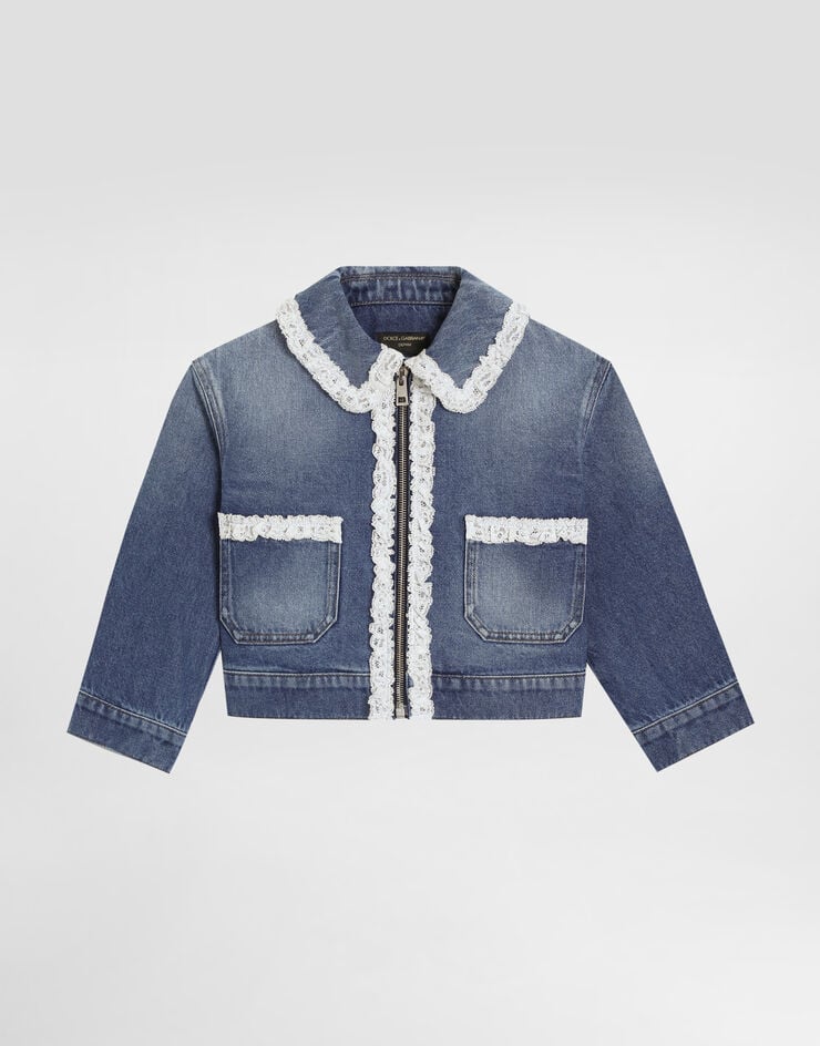 Dolce & Gabbana Denim jacket with print Dolce & Gabbana Denim jacket with print Multicolor L52B08LDD61