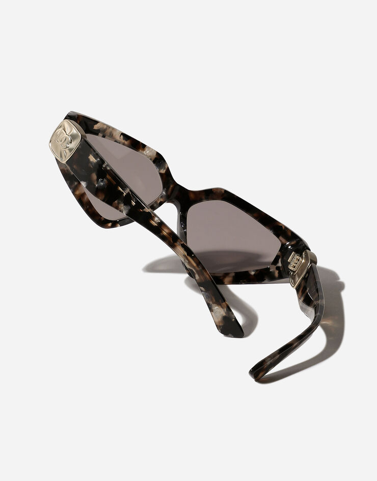 Dolce & Gabbana 「DGプレシャス」 サングラス ブラウンマザーオブパール加工ハヴァナ VG446AVP87N