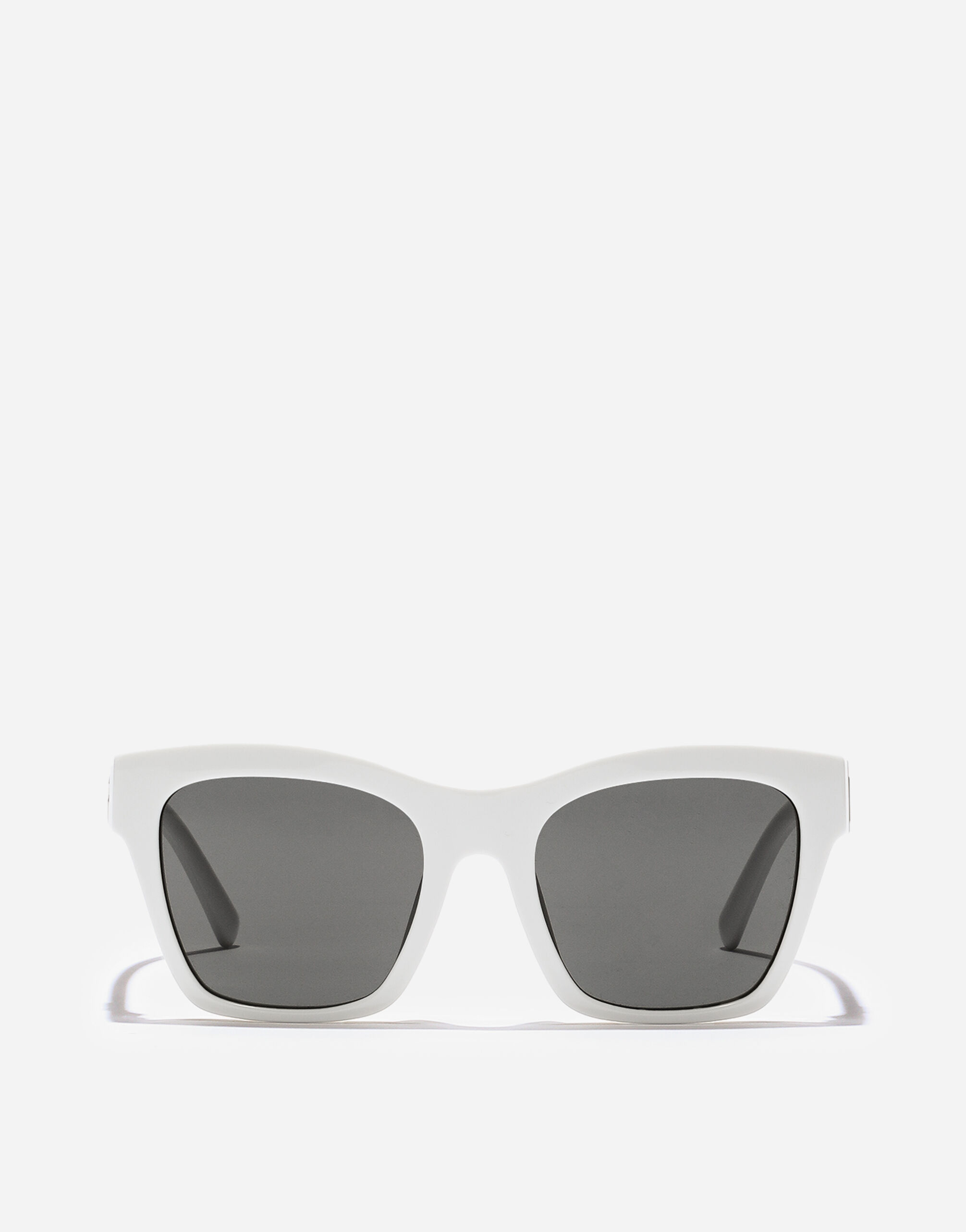 Whiteのウィメンズ DG Crossed Sunglasses | Dolce&Gabbana®