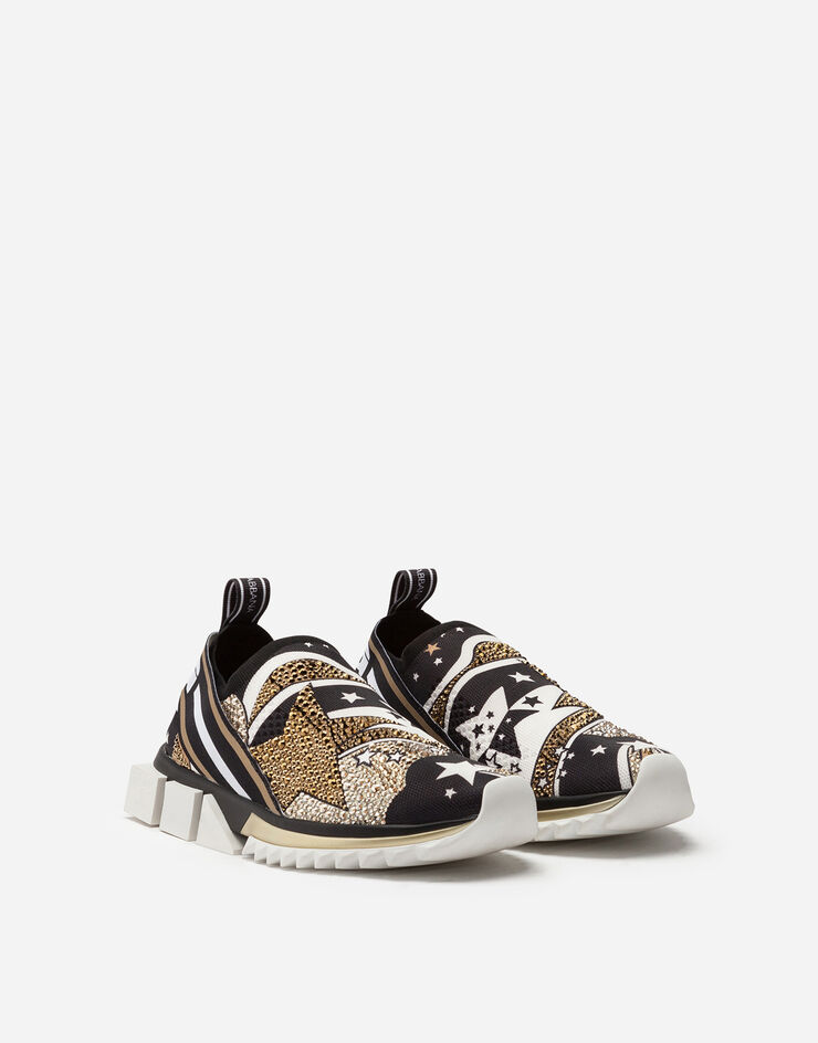 Dolce & Gabbana COMET PRINT STRETCH MESH SORRENTO SNEAKERS Dolce & Gabbana COMET PRINT STRETCH MESH SORRENTO SNEAKERS MULTICOLORE CK1595AJ606