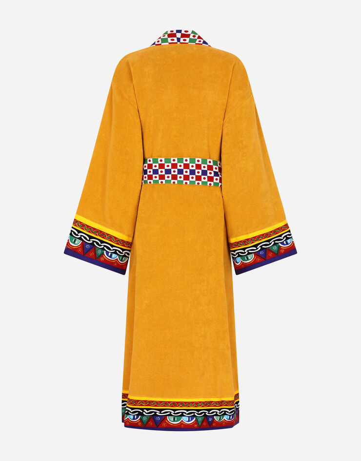 Dolce & Gabbana روب حمام من قطن تيري متعدد الألوان TCF010TCAGN