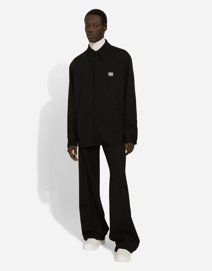 Dolce & Gabbana Technical fabric shirt with tag Nero G5LQ3TGH487