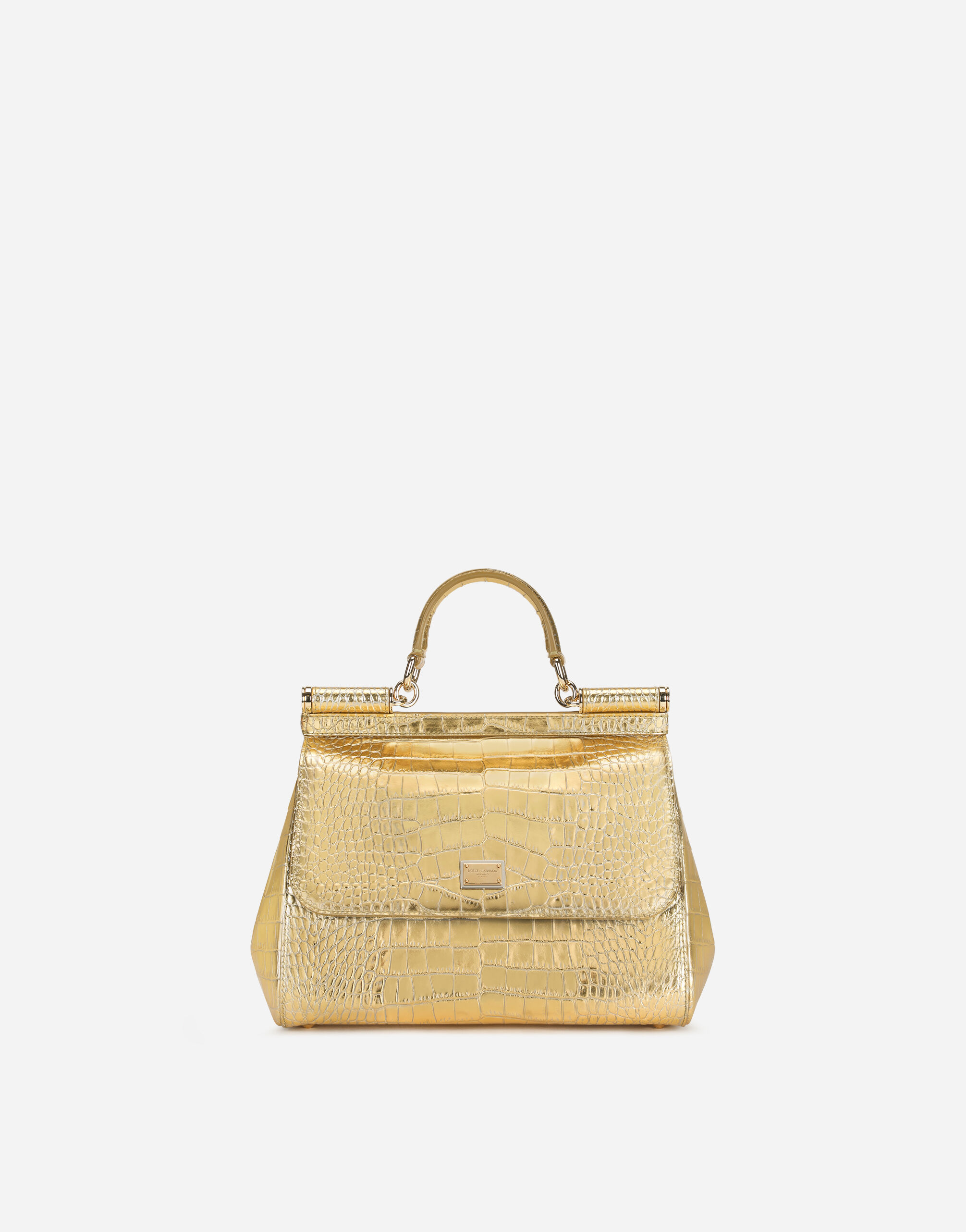 Dolce and gabbana gold sales bag