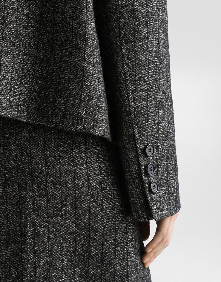 Dolce & Gabbana Oversized striped wool jacket Multicolor F27FXTFRZAN