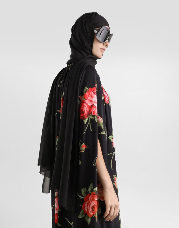 Dolce & Gabbana Rose bouquet-print tunic dress Multicolor F610NTFSA8Q