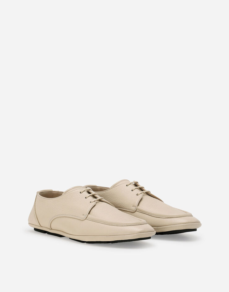 Dolce & Gabbana Derbys en cuir de cerf Beige A10822A8034