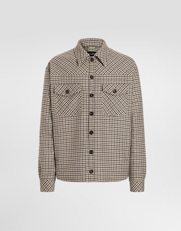 Dolce & Gabbana Quilted houndstooth wool jacket  G9CKYTFM2HQ