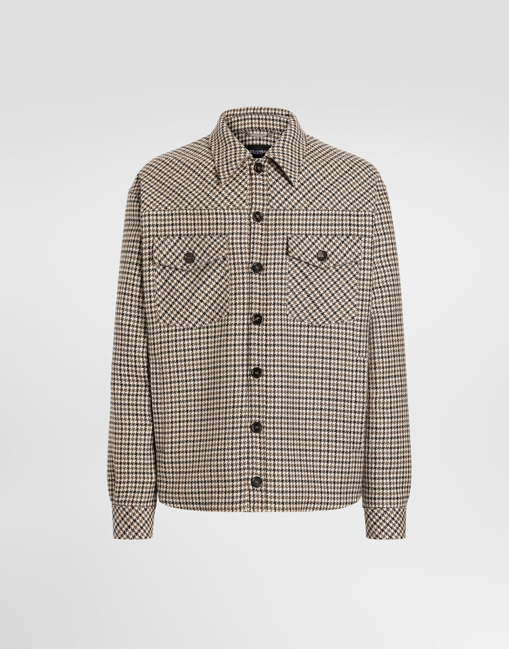 Dolce & Gabbana Quilted houndstooth wool jacket  G9CKYTFM2HQ