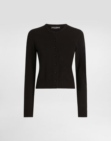 Dolce & Gabbana Cashmere cardigan Black FXVA3ZJDVC2