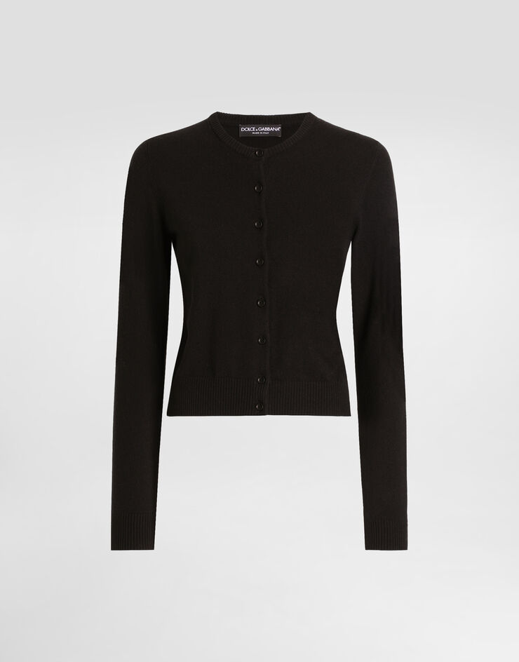 Dolce & Gabbana Cashmere cardigan Black FXVA3ZJDVC2
