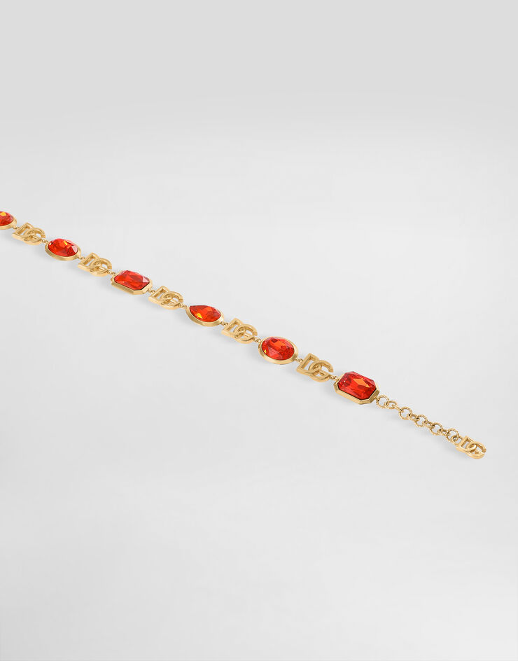 Dolce & Gabbana Necklace with logo Orange WNR6M5W1111
