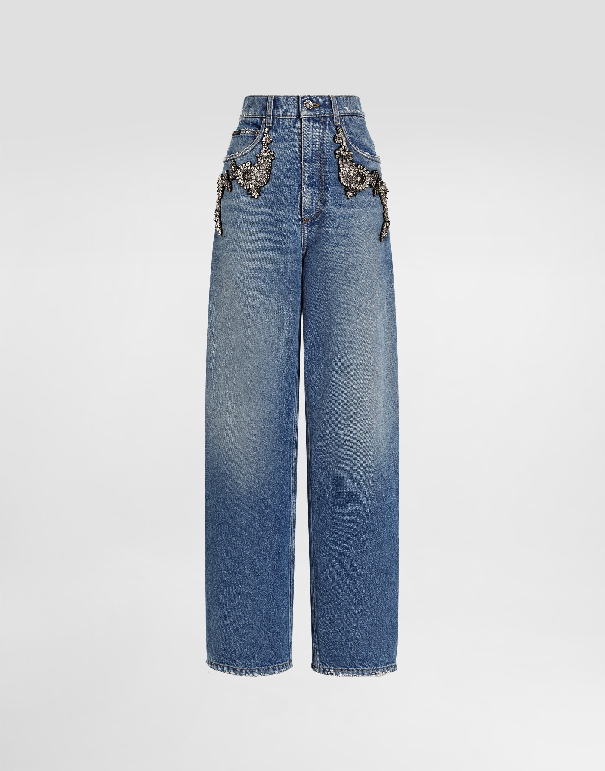 Denim jeans in Multicolor for Women | Dolce&Gabbana® US Denim jeans in Multicolor for Women | Dolce&Gabbana® US