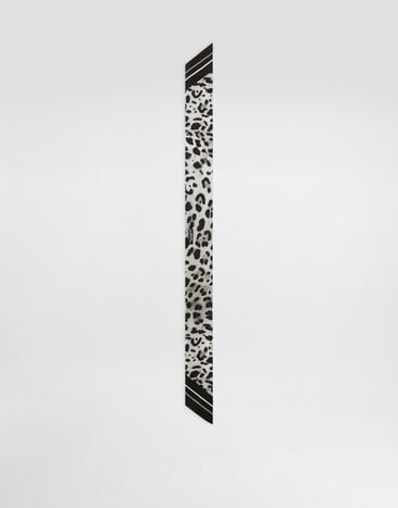 Dolce & Gabbana Leopard-print twill headscarf (6x100) Print FS215AGDCUW