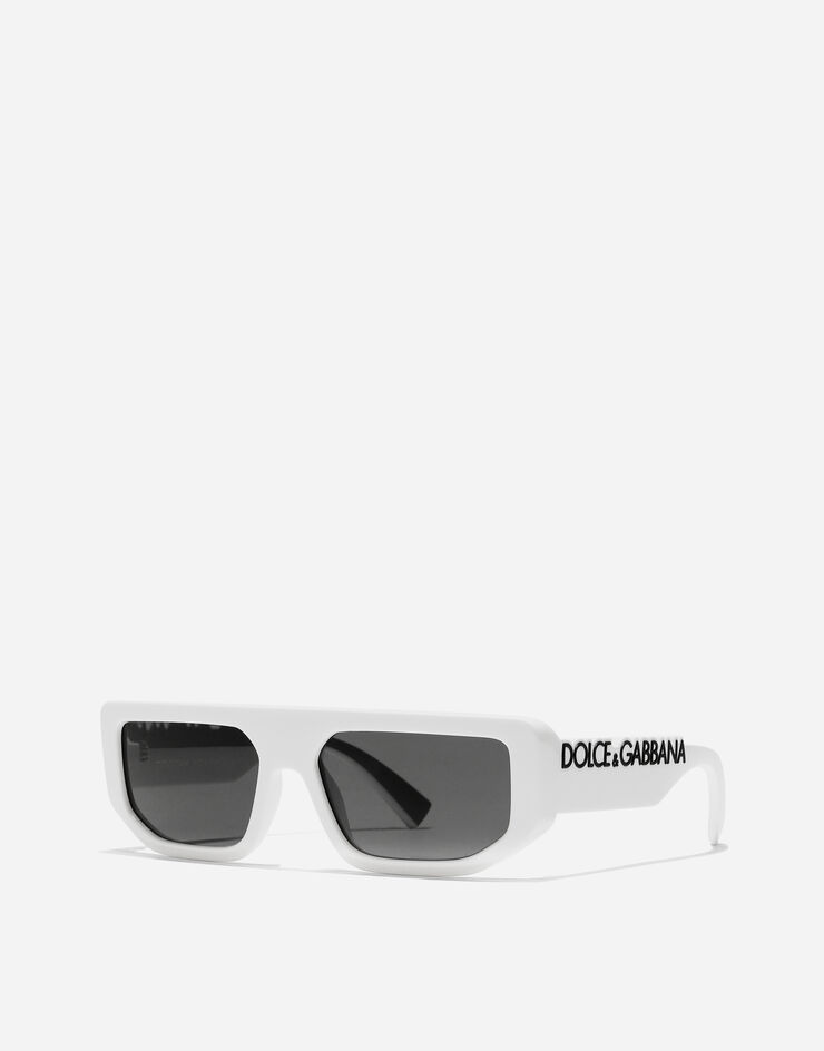 Dolce & Gabbana نظارة شمسية DG Logo أبيض VG6203VN287