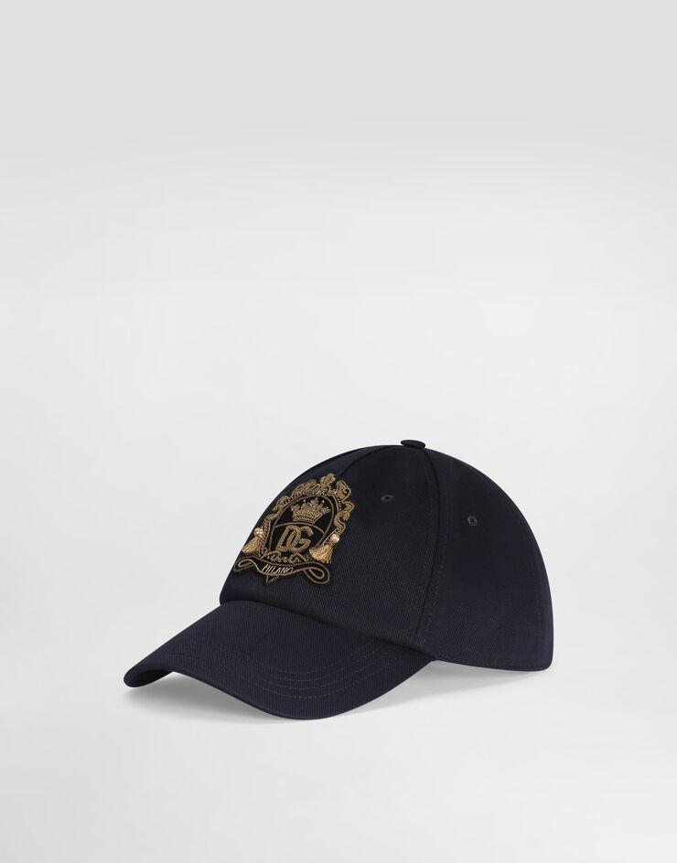 Dolce & Gabbana قبعة بيسبول من قطن Blue GH706ZFUFL9