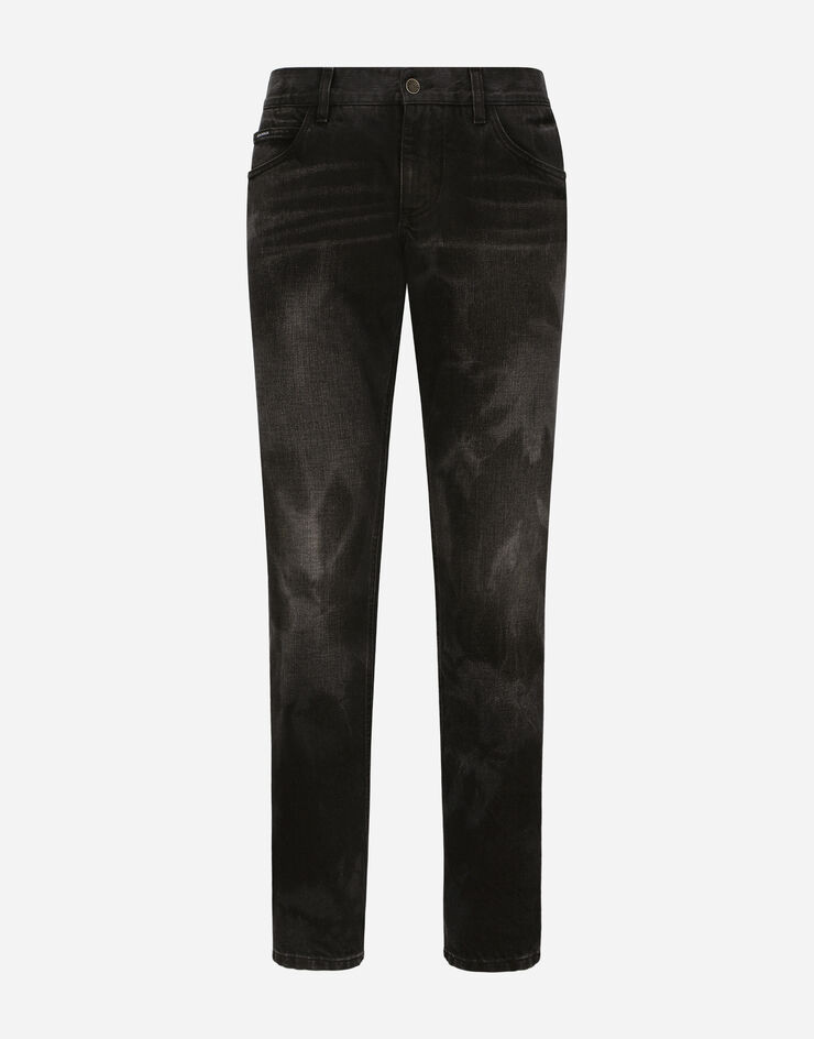 Dolce & Gabbana Jeans Regular aus grauem Denim Grau GYJCCDG8KJ2