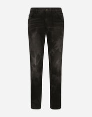 Dolce & Gabbana Jeans regular denim grigio Multicolore G5LI1DG8KP6