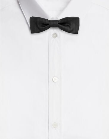 Dolce & Gabbana Silk satin bow tie Black GR052EGG827